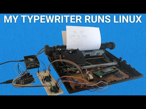 I'm turning my typewriter into a computer
