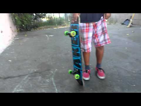 How to do the old school caveman skateboard trick