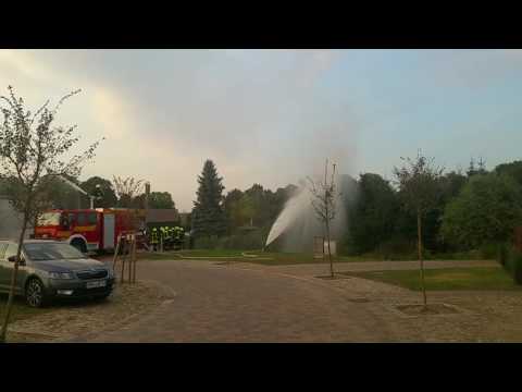 FF Amt Friesack - Neue Löschwasser-Entnahmestelle in  Friesack - Am Rhin