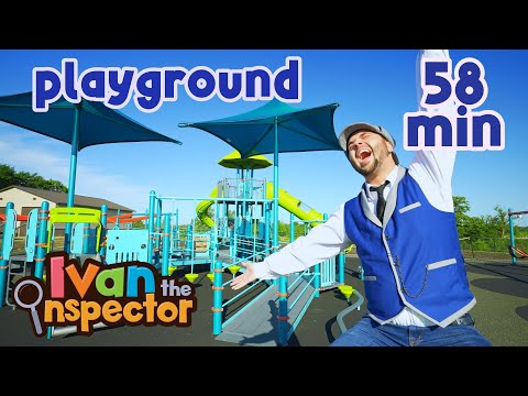 Playgrounds, Science, and the Alphabet for Kids! | Ivan Inspects Playgrounds for Kids!