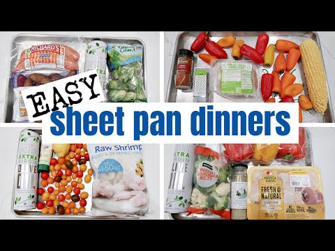 QUICK & EASY SHEET PAN DINNERS | WHAT'S FOR DINNER | FRUGAL FIT MOM