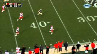 Reggie Dunn returns kickoff against Colorado
