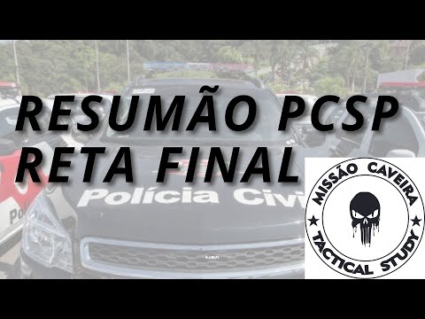RESUMÃO PCSP RETA FINAL - MISSÃO CAVEIRA