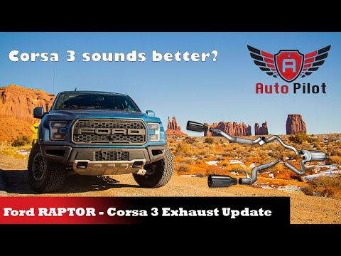 Ford Raptor - Corsa 3 exhaust update  | Autopilot channel