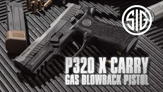 Video: Sig Sauer Proforce P320 X-Carry 6mm GBB Gas Svart