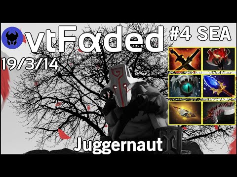 vtFded #4 SEA plays Juggernaut!!! Dota 2 - 8946 Avg MMR