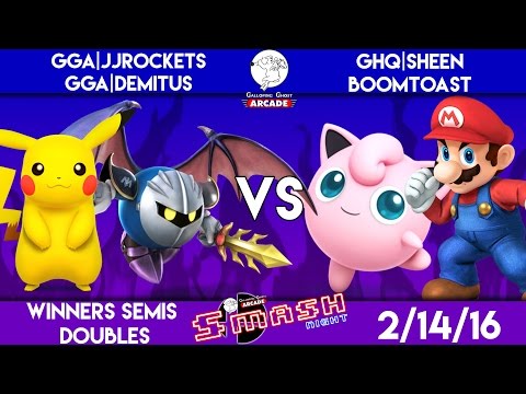 Sunday Smash #56 GGA JJROCKETS + GGA Demitus vs GHQ Sheen + BoomToast