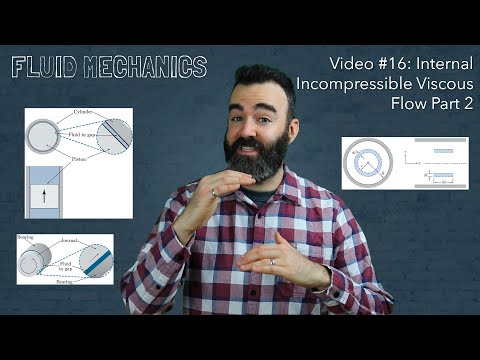Video #16 - Fluid Mechanics - Internal Incompressible Viscous Flow 2