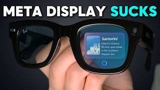 메타 디스플레이 안경은 아직 한참 부족합니다!