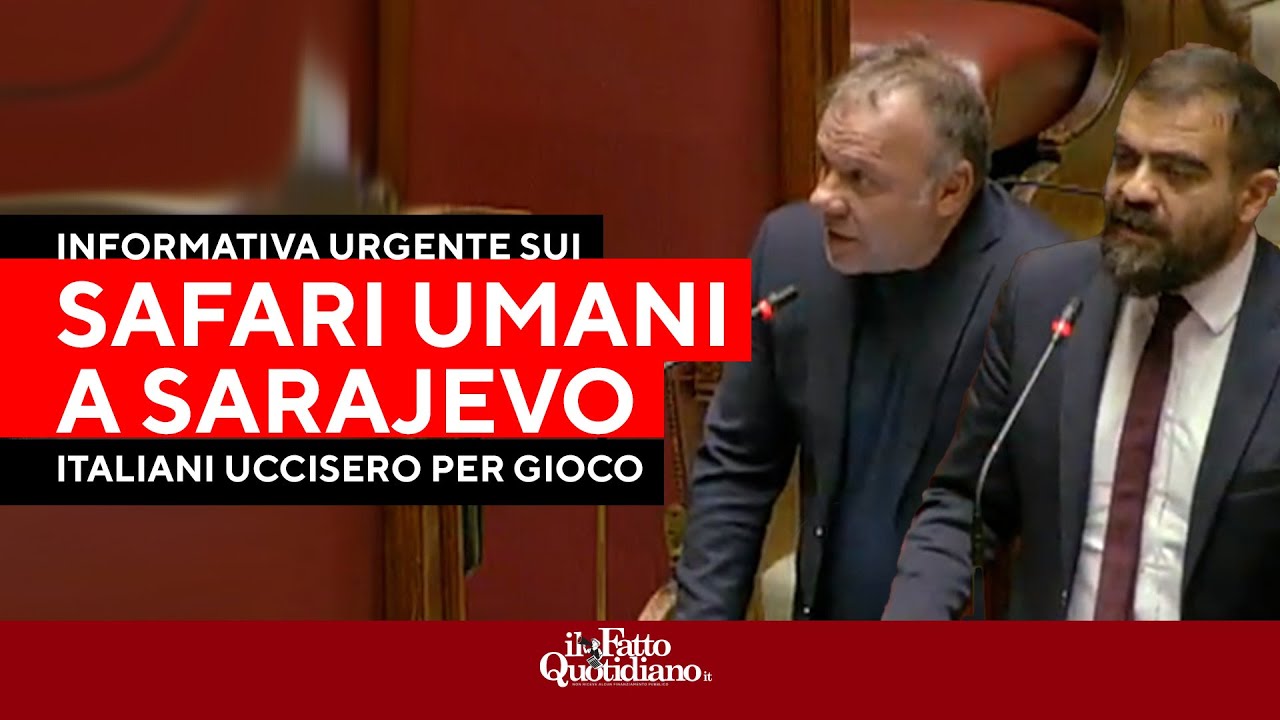 "Inchiesta sui cecchini italiani che uccidevano per gioco a Sarajevo, Tajani riferisca"