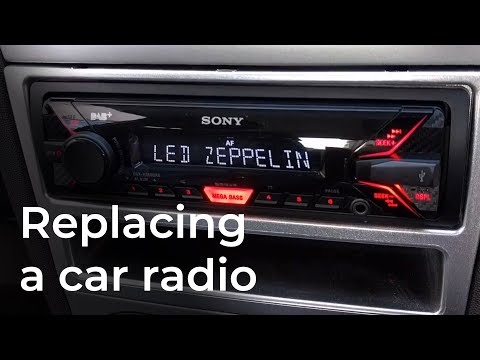 How to replace a single-DIN stereo with a DAB radio