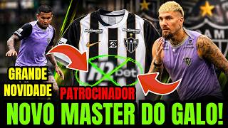 GRANDE NOVIDADE NO TREINO DO GALO HOJE! NOVO PATROCINADOR MASTER DO ATLÉTICO-MG!?