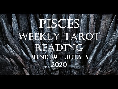 Pisces Weekly Tarot Reading June 29-July 5, 2020 ~Mystic Door Tarot~ STANDING IN YOUR OWN POWER!
