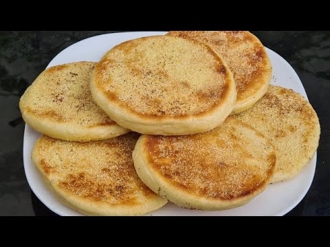 Voici une recette de petits  pains brioché cuit a la poêle  ✔ (recette économique) ✔