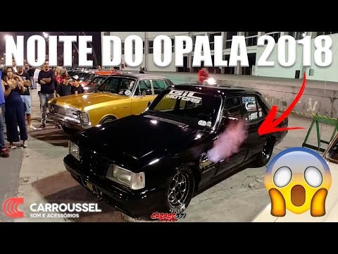 Noite do Opala 2018 - Sambódromo - Opala turbo soltando fogo pelo escapamento