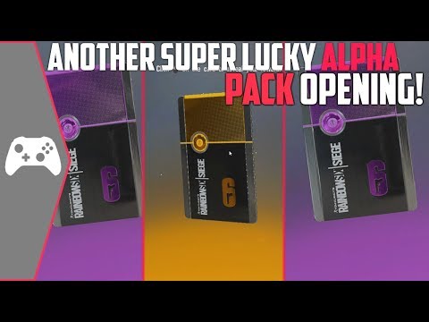 WHY AM I SO LUCKY WITH ALPHA PACKS!? | Super Lucky Alpha Pack Opening | Siege Alpha Packs