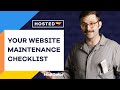 Your Website Maintenance Checklist - HostGator Hosted
