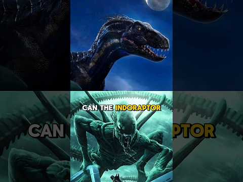 Can The Indoraptor Defeat a Xenomorph? #jurassicworldrebirth #alien #xenomorph
