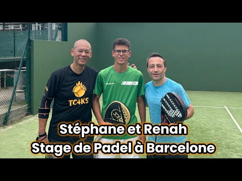 🎾 Stéphane et Renah en Stage de Padel à Barcelone