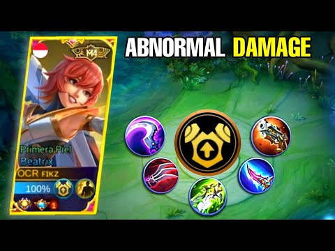NEW BEATRIX FULL PENETRATION BUILD IS OVERPOWERED!!😱 (DAMAGE HACK) | BEATRIX BEST BUILD - MLBB
