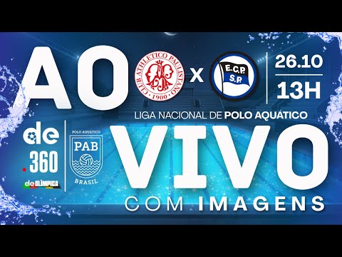 AO VIVO (COM IMAGENS): PAULISTANO X PINHEIROS | LIGA NACIONAL MASCULINA DE POLO AQUÁTICO