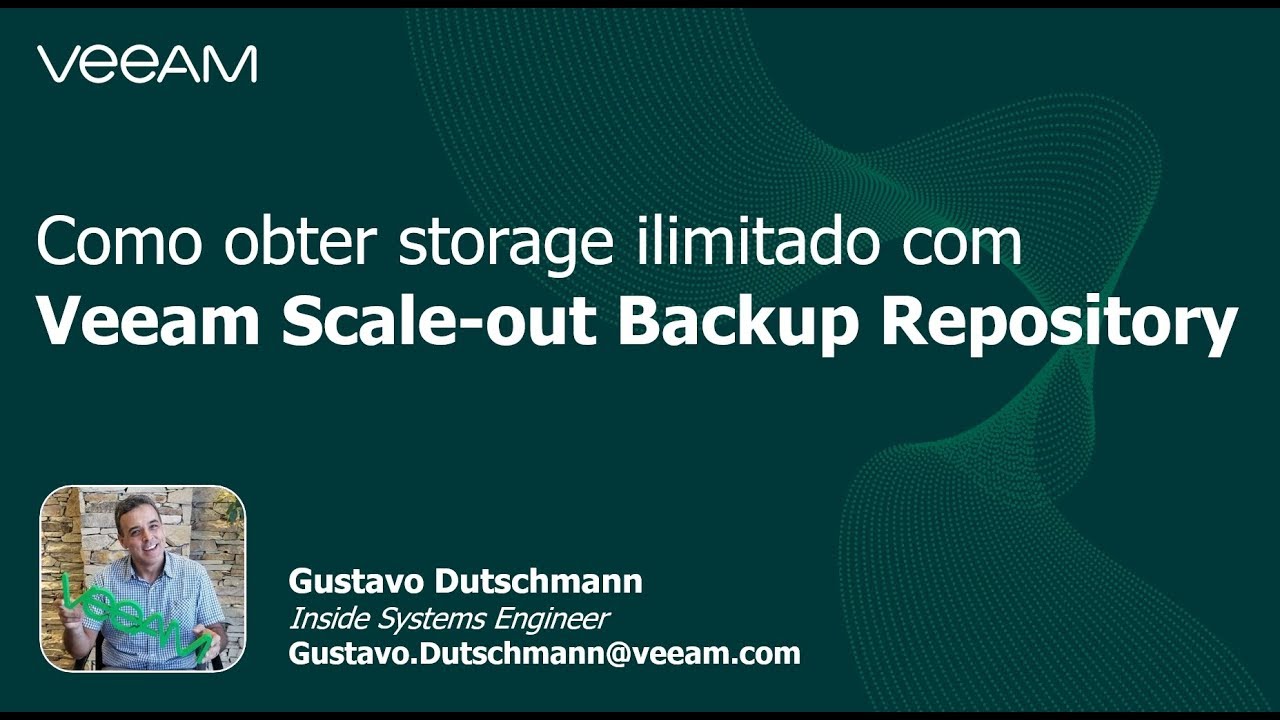 Como obter storage ilimitado com Veeam Scale-out Backup Repository video