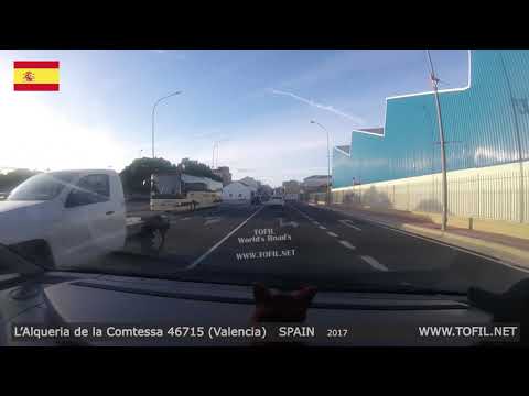 L’Alqueria de la Comtessa 46715 (Valencia) SPAIN 2017 Dashcam Driving Movies WWW.TOFIL.NET