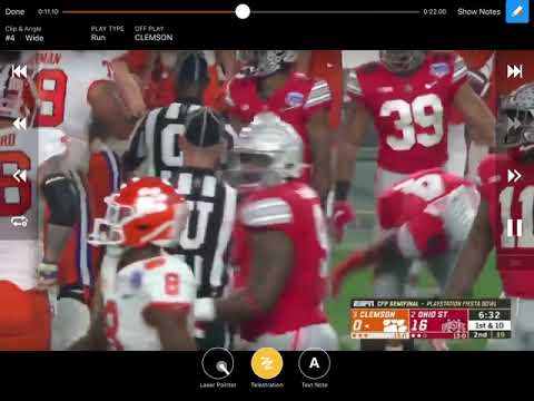 Clemson Run game vs Ohio State