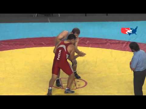 Cadet World GR - Makmoudov (KGZ) tech. fall Nash (USA), 100 kg