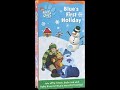 Opening To Blue S Clues Blue S First Holiday 2003 VHS
