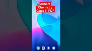 #Arihant #Chemistry  Solution #Class11 #book PDF Book Download