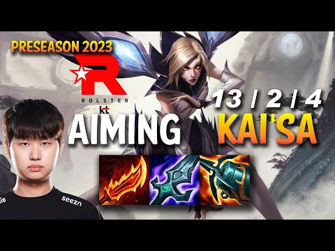 KT Aiming KAI'SA vs ZERI ADC - KR Ranked