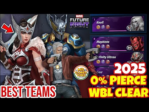 TOP 5 Best Teams for WBL Clear with 0% Pierce | F2P & BEGINNERS | Marvel Future Fight