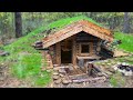 How To Build HOUSE UNDERGROUND From START To FINISH 15 Days In The Forest WOODWORKING