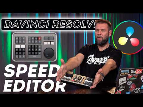 Очень быстрый монтаж! Davinci Resolve Speed Editor.