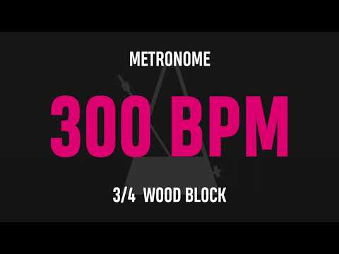 300 BPM 3/4 - Best Metronome (Sound : Wood block)
