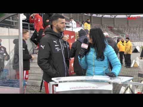 17. Spieltag: Interviews nach dem Spiel Hallescher FC - SV Werder Bremen II