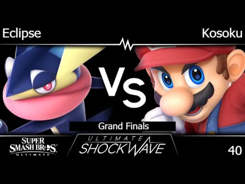 USW 40 - K2S | Eclipse (Greninja) vs eLH | Kosoku (Mario) Grand Finals - SSBU