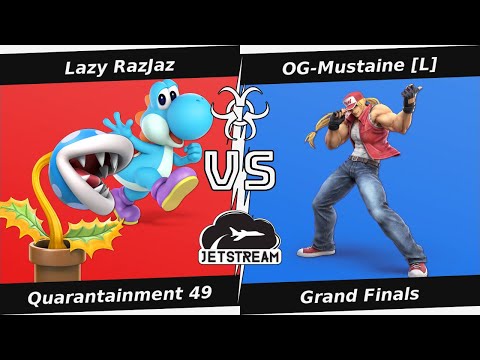 Quarantainment 49 Grand Finals - Lazy RazJaz (Plant, Yoshi) Vs. OG-Mustaine [L] (Terry) - SSBU