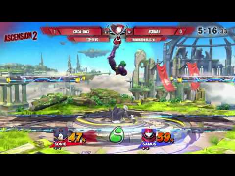 Ascension #2: Circa|6WX (Sonic) vs Astraea (Samus)