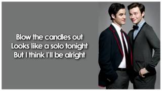 Glee - Candles (Lyrics)
