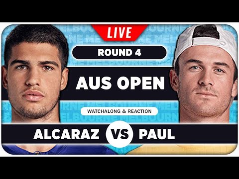 ALCARAZ vs PAUL • Australian Open 2026 • LIVE Tennis Watchalong