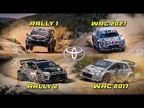 Thumbnail for Rally 1 vs WRC 2027 vs Rally2 vs WRC 2017🇯🇵 Toyota COMPARISON! by rally