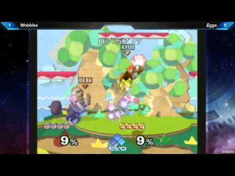 EVO 2013 SSBM Pools B59 - Wobbles (Ice Climbers) vs Eggs (Fox)
