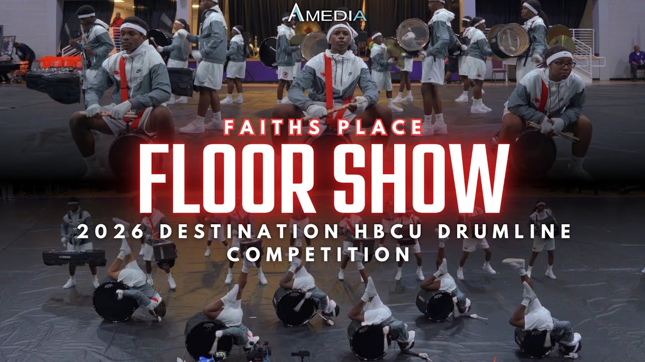 Faiths Place Drumline Floor Show | 2026 Destination HBCU | 4K  🔥🎥🎬‼️