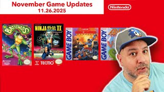 The Nintendo Switch Online Update For NES and Game Boy Is CRAZY! | November 2025 NSO
