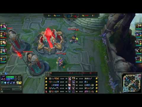 Veigar bot with irelia vs Jinx and kalista - 7 0 7 - win in 19 mins - full video