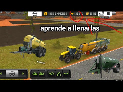 Como llenar la pipa de fertilizante de abono liquido en fs 18