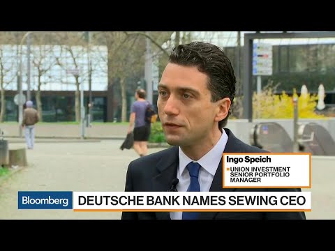 Ingo Speich Says Sewing Is Reasonable, Not Perfect Solution at Deutsche Bank