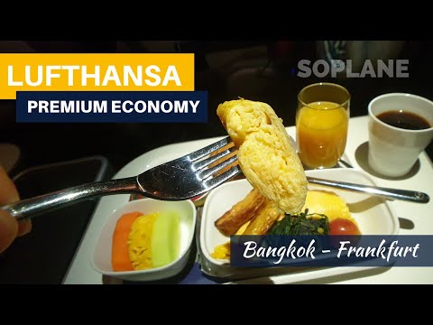 LUFTHANSA Premium Economy A380 Bangkok to Frankfurt TRIP REPORT